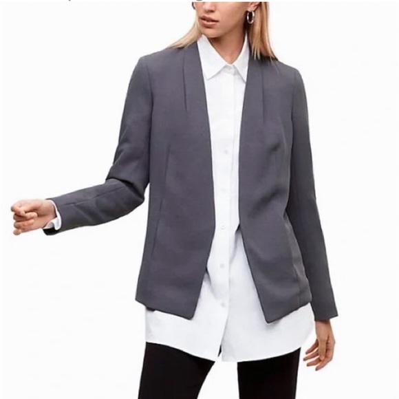 Aritzia Jackets & Blazers - Aritzia Babaton Keith collarless tailored blazer in Kinetic